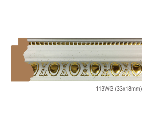 Thanh khung, phào (nẹp) làm khung tranh, khung hình mã 113WG