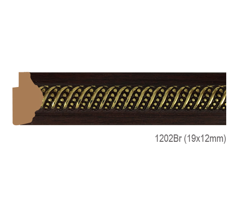Thanh khung, phào (nẹp) làm khung tranh, khung hình mã 1202BR