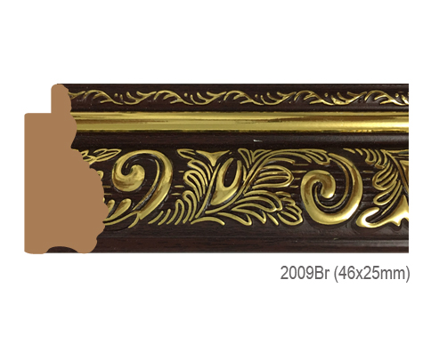 Thanh khung, phào (nẹp) làm khung tranh, khung hình mã 2009BR