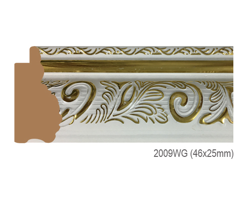 Thanh khung, phào (nẹp) làm khung tranh, khung hình mã 2009WG