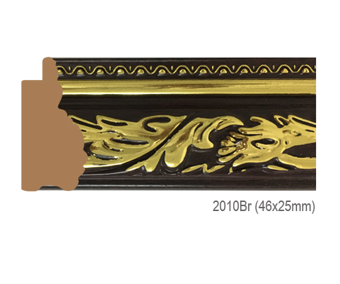 Thanh khung, phào (nẹp) làm khung tranh, khung hình mã 2010BR