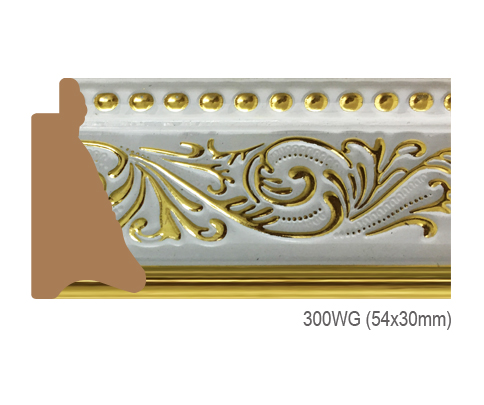 Thanh khung, phào (nẹp) làm khung tranh, khung hình mã 300WG