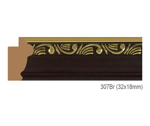 Thanh khung, phào (nẹp) làm khung tranh, khung hình mã 307BR