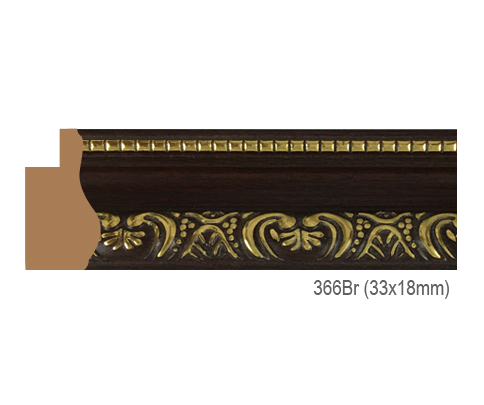 Thanh khung, phào (nẹp) làm khung tranh, khung hình mã 366BR