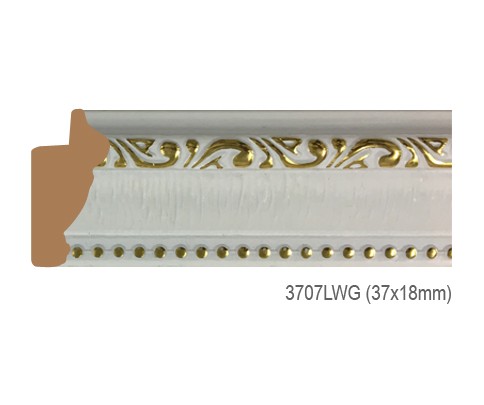 Thanh khung, phào (nẹp) làm khung tranh, khung hình mã 3707LWG