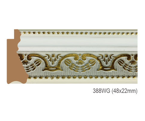 Thanh khung, phào (nẹp) làm khung tranh, khung hình mã 388WG