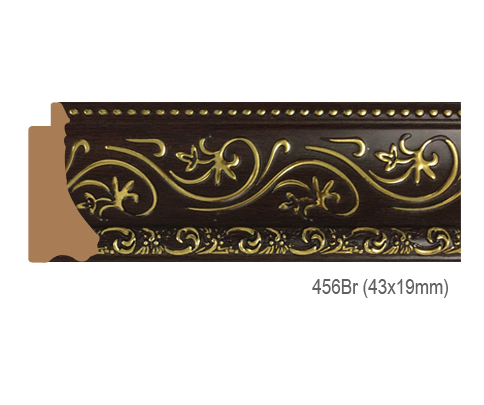 Thanh khung, phào (nẹp) làm khung tranh, khung hình mã 456BR