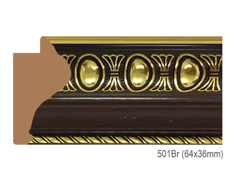 Thanh khung, phào (nẹp) làm khung tranh, khung hình mã 501BR