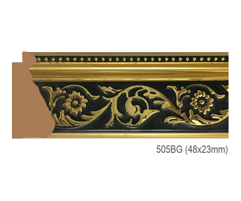 Thanh khung, phào (nẹp) làm khung tranh, khung hình mã 505BG