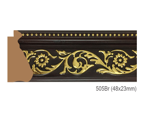 Thanh khung, phào (nẹp) làm khung tranh, khung hình mã 505BR