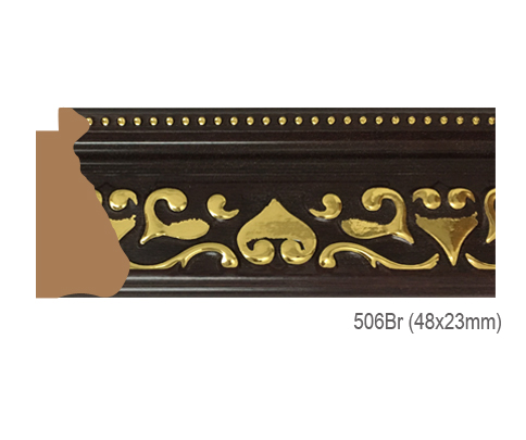 Thanh khung, phào (nẹp) làm khung tranh, khung hình mã 506BR