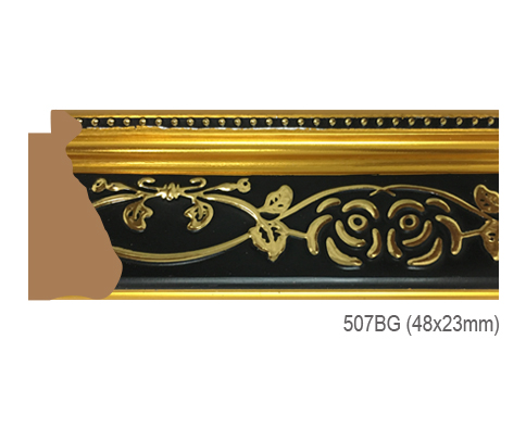 Thanh khung, phào (nẹp) làm khung tranh, khung hình mã 507BG