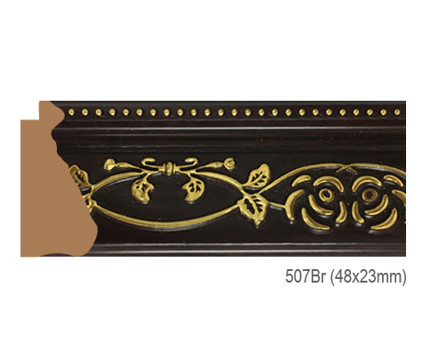 Thanh khung, phào (nẹp) làm khung tranh, khung hình mã 507BR