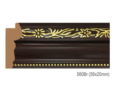 Thanh khung, phào (nẹp) làm khung tranh, khung hình mã 560BR