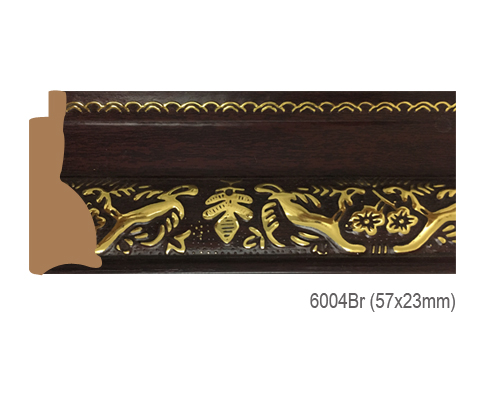 Thanh khung, phào (nẹp) làm khung tranh, khung hình mã 6004BR