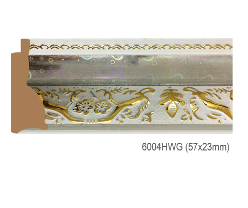 Thanh khung, phào (nẹp) làm khung tranh, khung hình mã 6004HWG