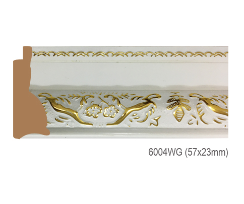 Thanh khung, phào (nẹp) làm khung tranh, khung hình mã 6004WG