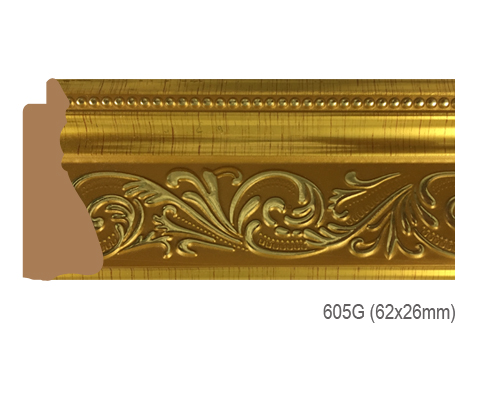 Thanh khung, phào (nẹp) làm khung tranh, khung hình mã 605G