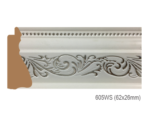 Thanh khung, phào (nẹp) làm khung tranh, khung hình mã 605WS