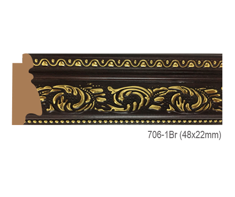 Thanh khung, phào (nẹp) làm khung tranh, khung hình mã 706-1BR