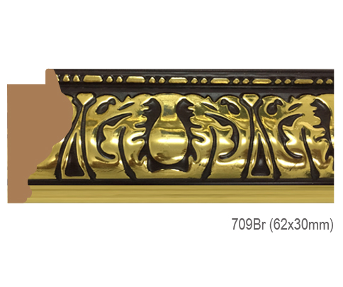 Thanh khung, phào (nẹp) làm khung tranh, khung hình mã 709BR