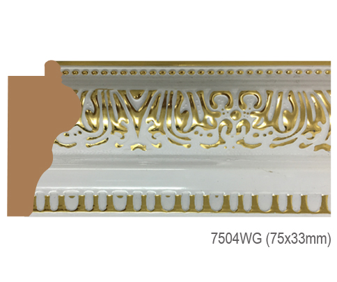 Thanh khung, phào (nẹp) làm khung tranh, khung hình mã 7504WG