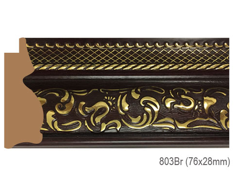 Thanh khung, phào (nẹp) làm khung tranh, khung hình mã 803BR