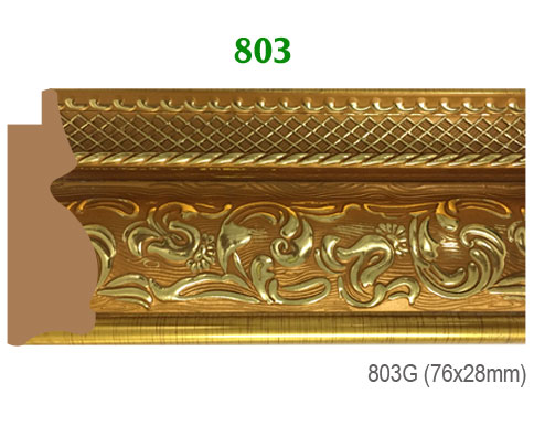 Thanh khung, phào (nẹp) làm khung tranh, khung hình mã 803G