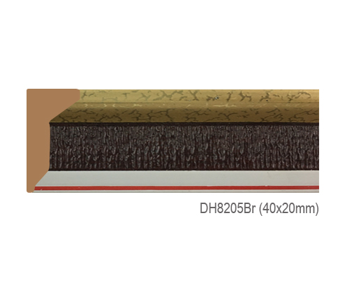 Thanh khung, phào (nẹp) làm khung tranh, khung hình mã DH8205BR