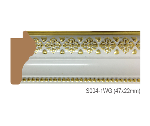 Thanh khung, phào (nẹp) làm khung tranh, khung hình mã S004-1WG