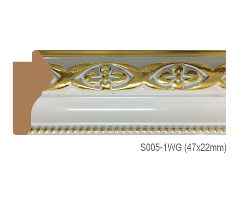 Thanh khung, phào (nẹp) làm khung tranh, khung hình mã S005-1WG